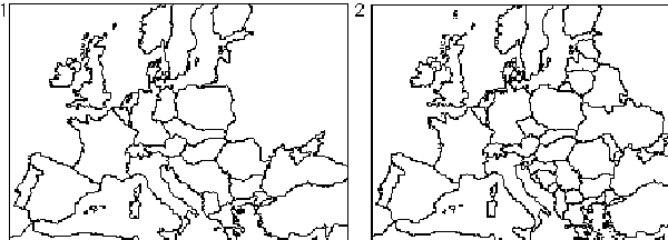 mapes muts d'Europa